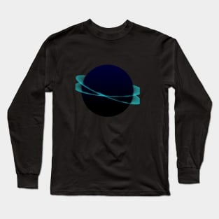 Blue ringed planet Long Sleeve T-Shirt